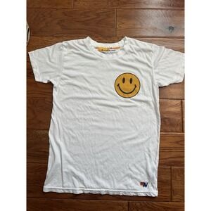 Aviator Nation Kids Smiley 2 Tee White Size 14
